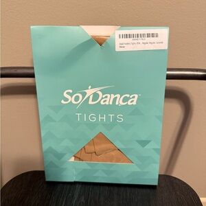 So Danca Adult Footless Tights in Caramel